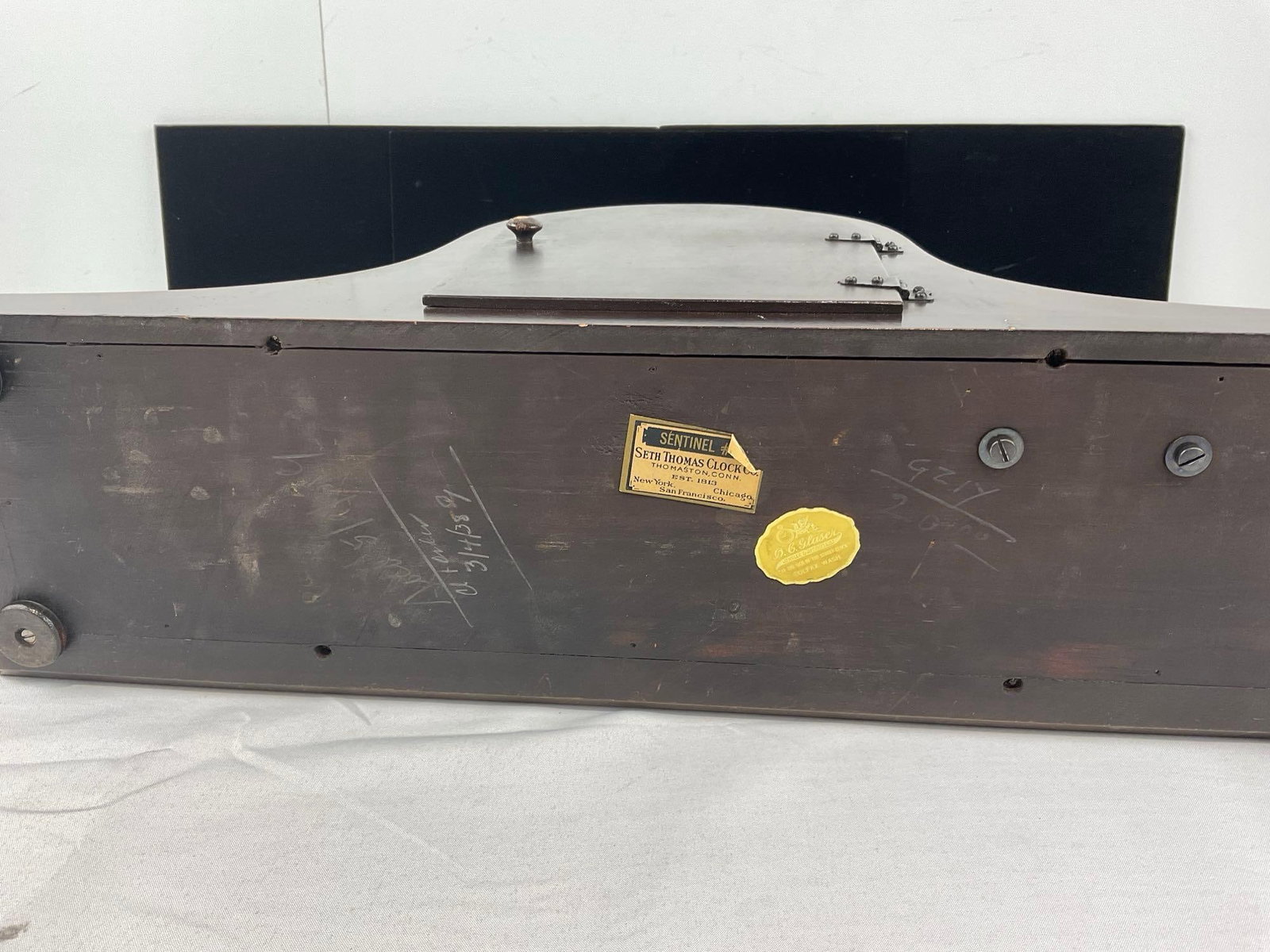 Vintage Seth Thomas Camelback Clock, Time Strike, w/Key, 11h x 21w x 7d inches - 5
