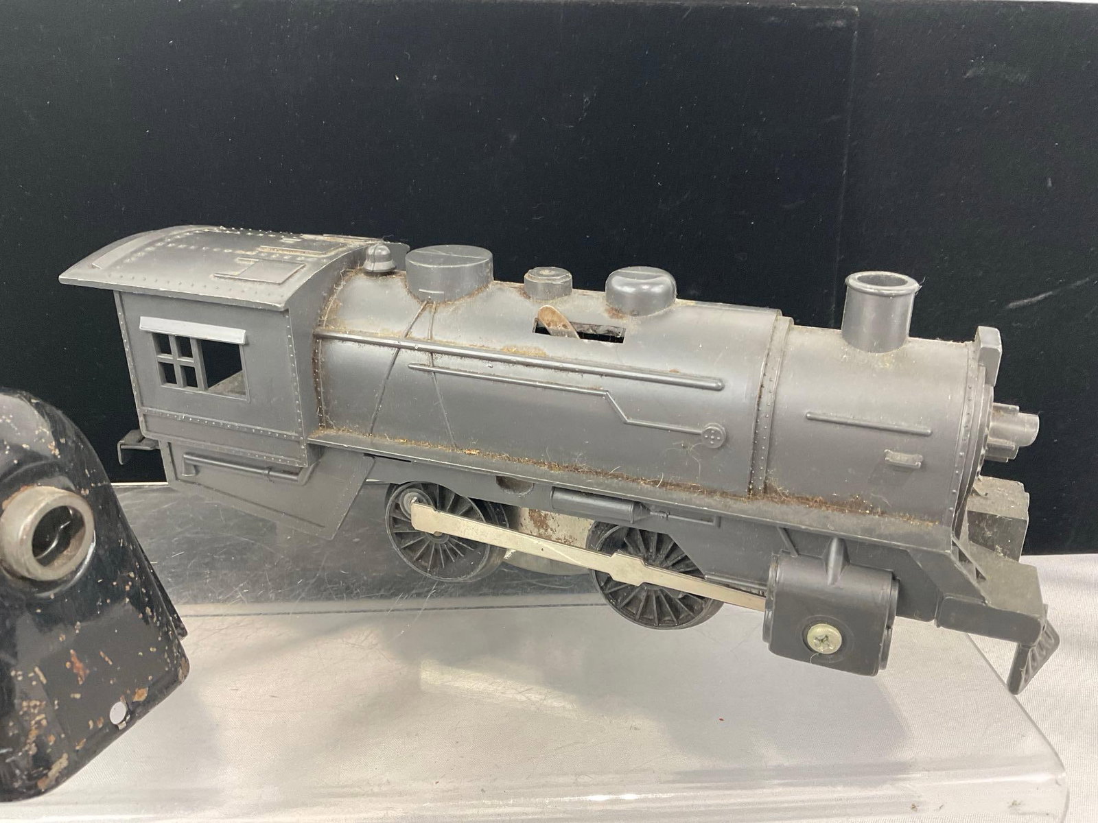 3 Locomotive Toys, 2x Louis Marx & Co O-Gauge, 50s era & 30s Commodore Vanderbilt, + Tyco HO 2-8-0 - 3