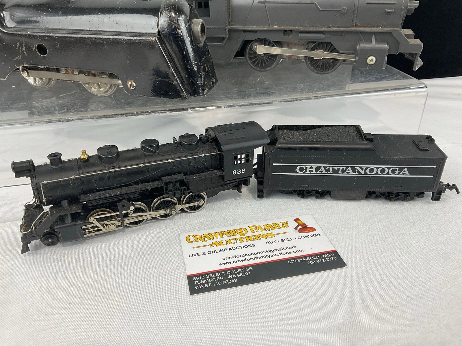 3 Locomotive Toys, 2x Louis Marx & Co O-Gauge, 50s era & 30s Commodore Vanderbilt, + Tyco HO 2-8-0 - 4