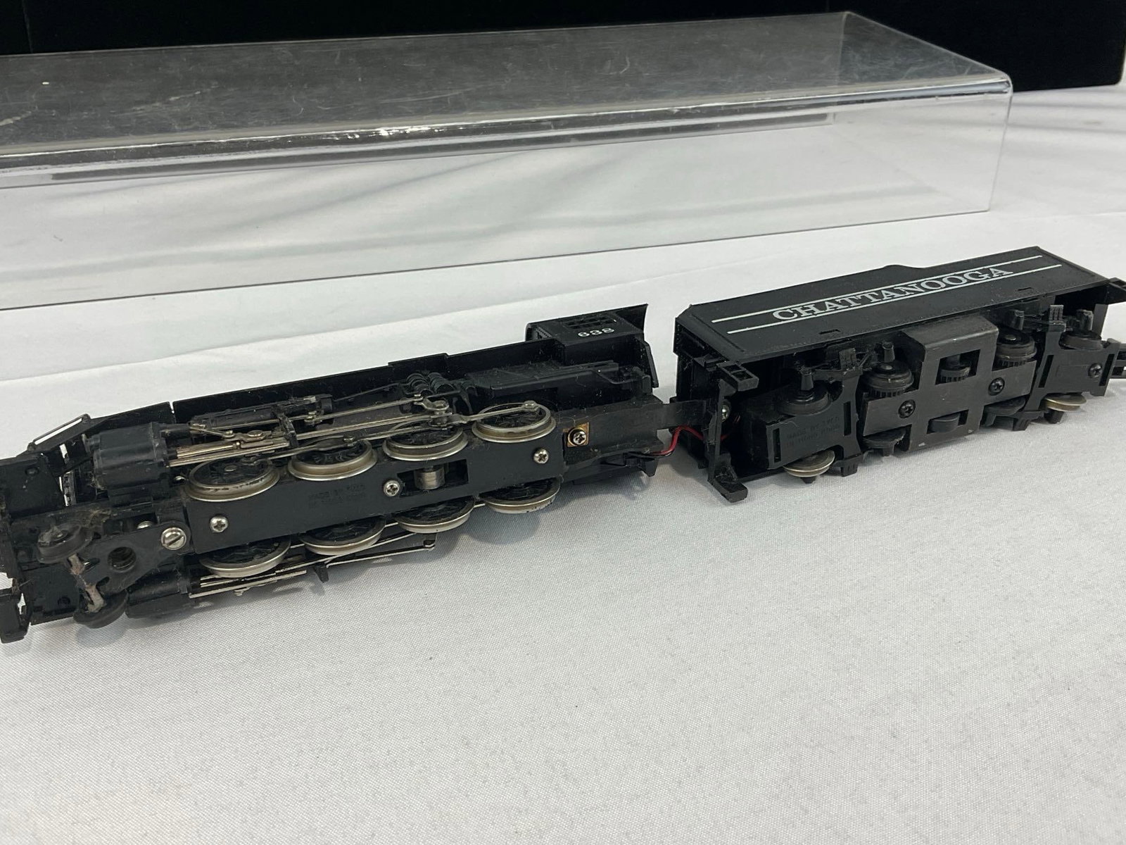 3 Locomotive Toys, 2x Louis Marx & Co O-Gauge, 50s era & 30s Commodore Vanderbilt, + Tyco HO 2-8-0 - 9