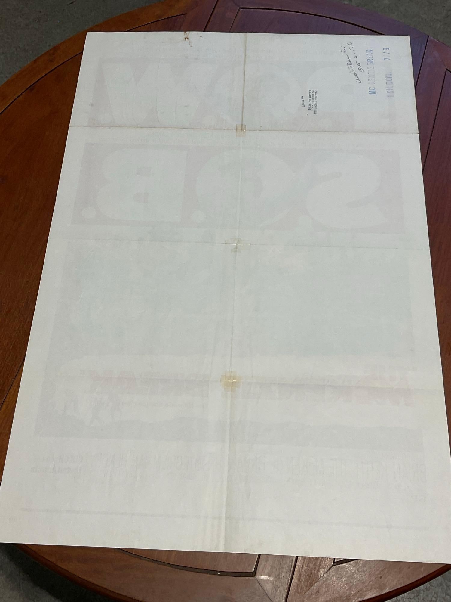 Vintage One Sheet Movie Poster 1971 McKenzie Break, Red Text on Black/White images - 4