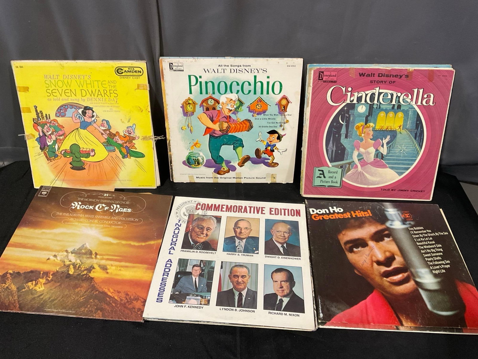 35-40 Vinyl Records, Christmas, Disney, Hawaiian, & more, some cover wear - 5