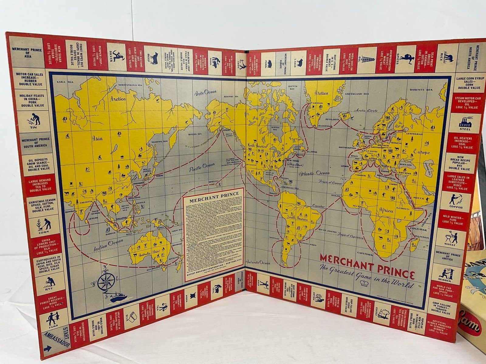 Variety of Vintage Boardgames, Scrabble, Thimk, Teeko w/board, Cam, Yahtzee, Merchant Prince Boar... - 4