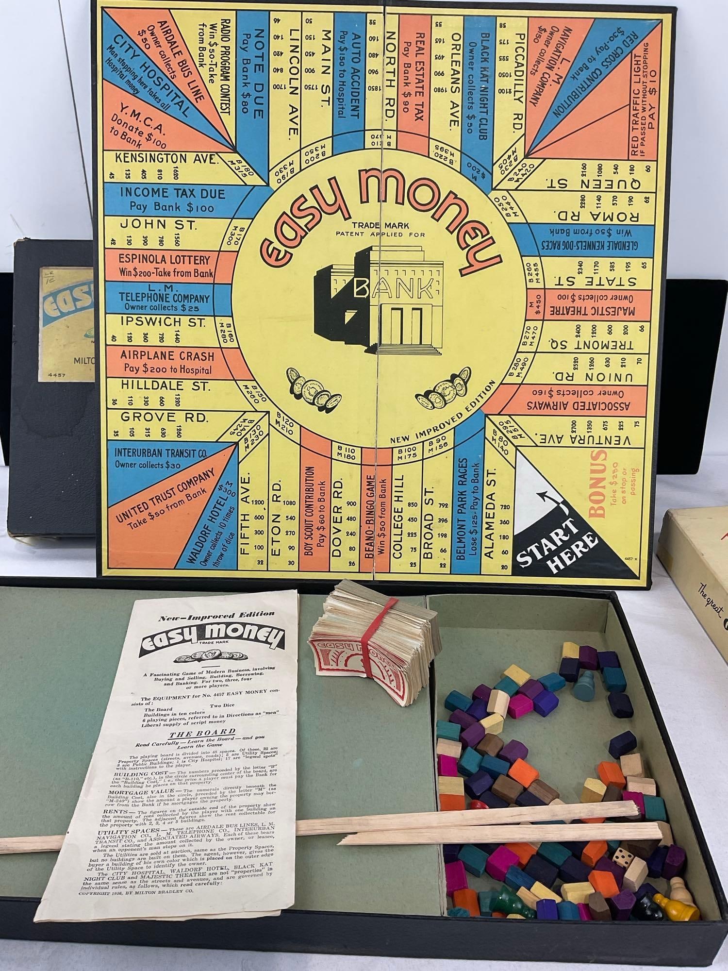 Variety of Vintage Boardgames, Scrabble, Thimk, Teeko w/board, Cam, Yahtzee, Merchant Prince Boar... - 7