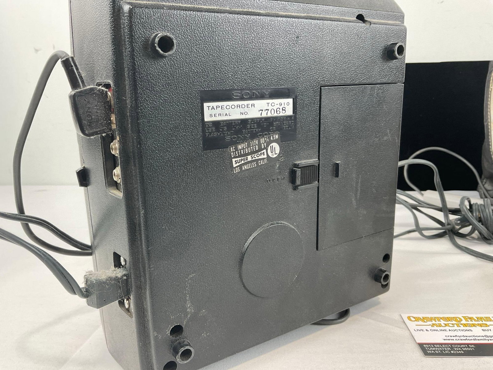 Sony Solid State Tapecorder TC-910, variety of magnetic tape, some previously used, & 2 8 Tracks - 5