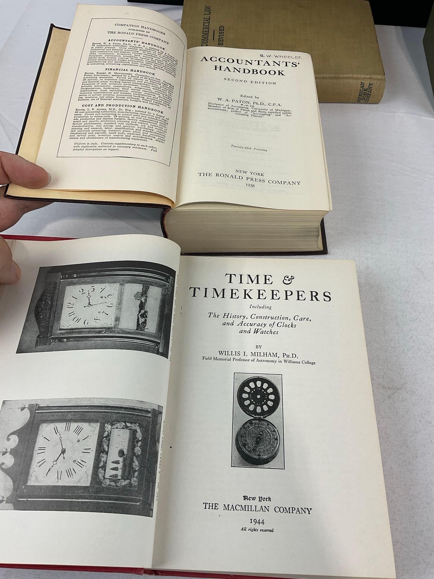 Variety of Early 20th Century Books mostly 1940s, Law, Education, English/Grammar, & more - 5