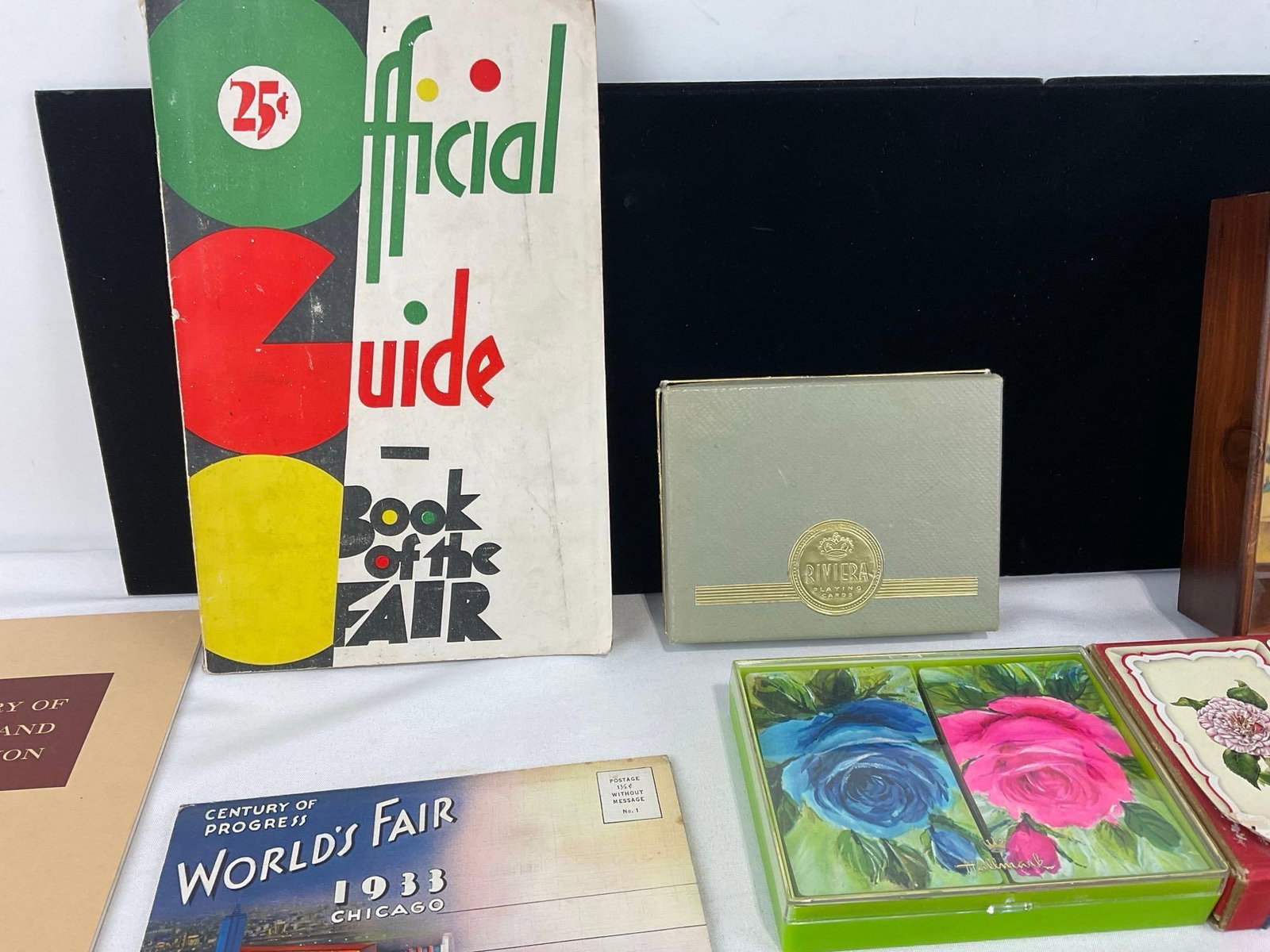 Selection of Small Pen & Watercolors by Mark Wheeler, Few Postcards, & Playing Cards, & More - 6