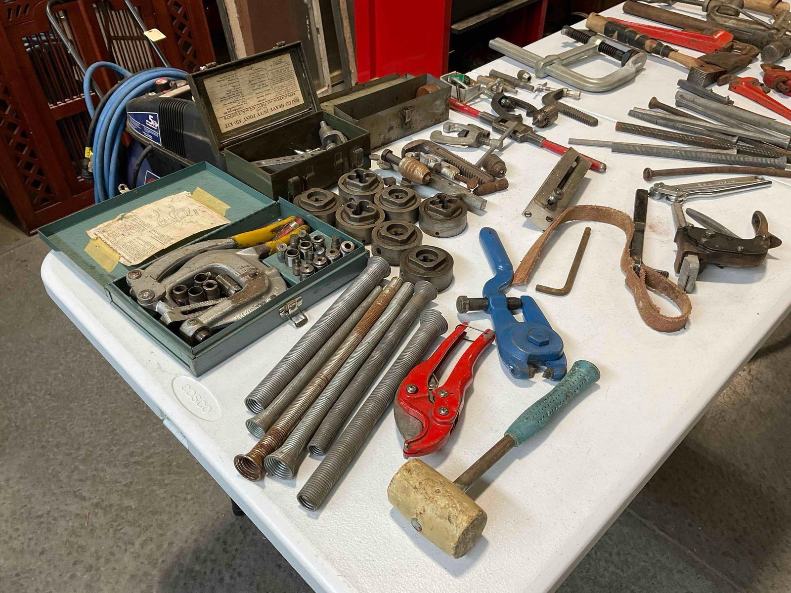 50+ Machinist & Plumbing Tool Assortment, incl. Wrenches, Hammers, Clamps, Saws & More! - 2