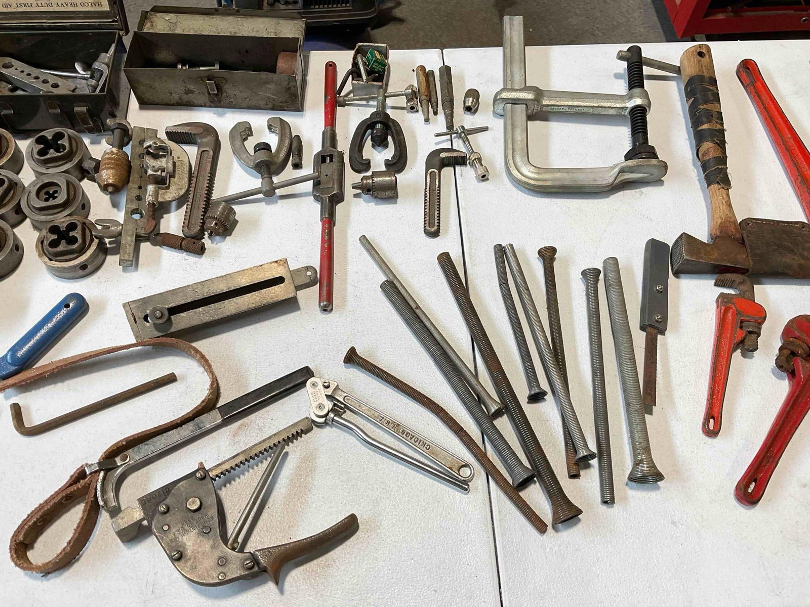 50+ Machinist & Plumbing Tool Assortment, incl. Wrenches, Hammers, Clamps, Saws & More! - 3
