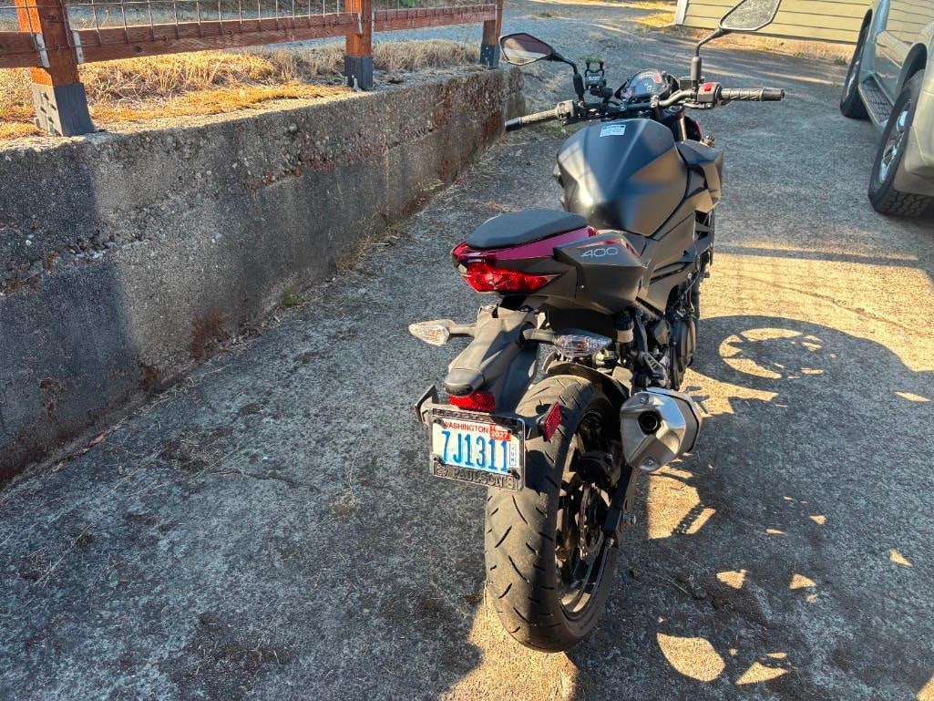 Kawasaki ER400-Z400 Sport Motorcycle w/ only 3779 miles, 2nd owner, good condition! - 10