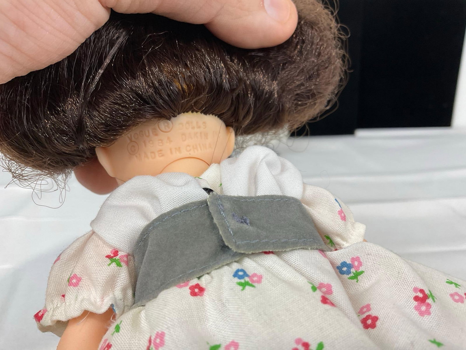 1956 10 inch Doll by Sun Rubber Co, Vogue 1984 w/tag & Vogue Ginny, w/ 2 stands - 8