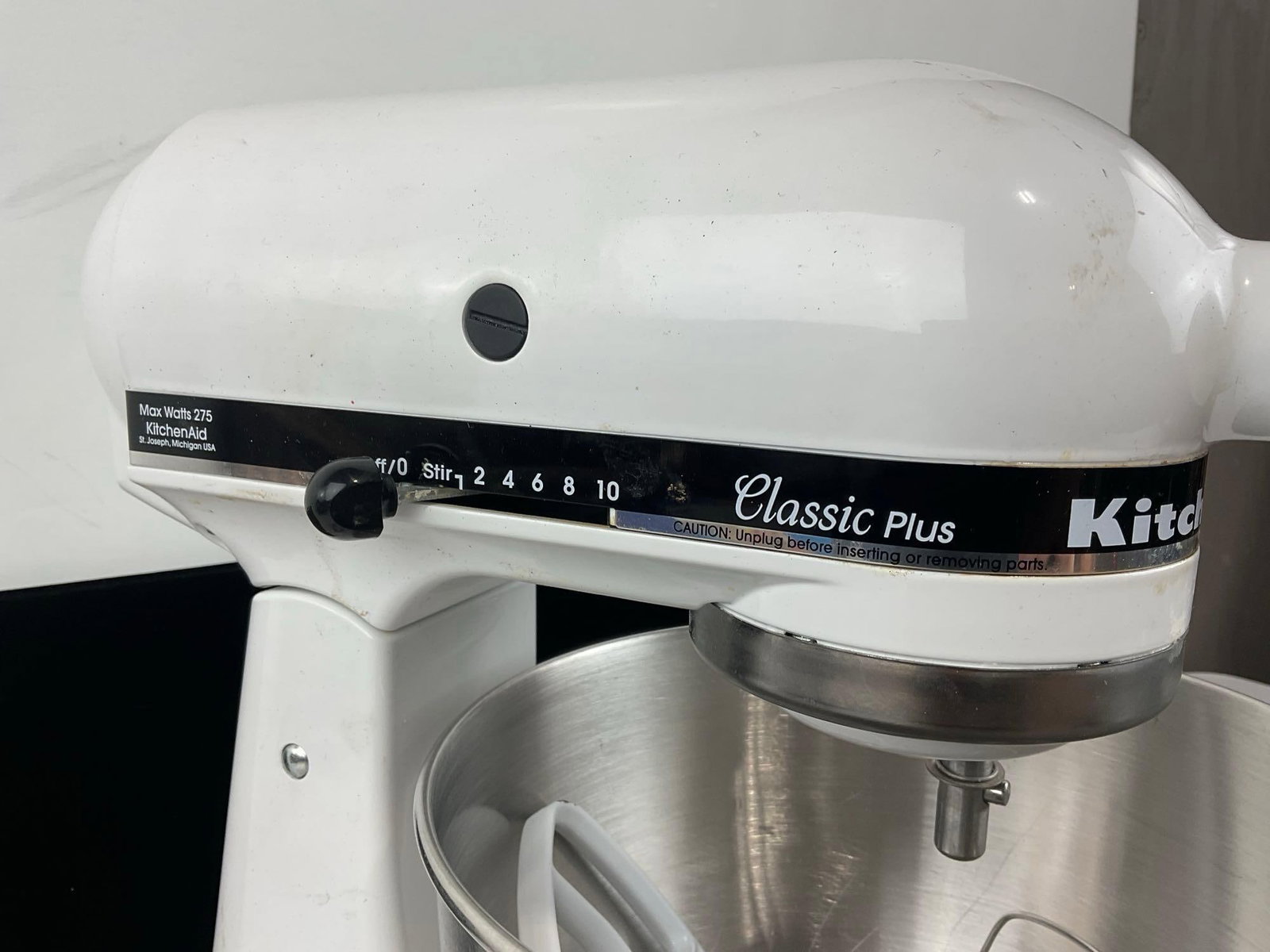 KitchenAid Model KSM75WH Stand Mixer, tested & working, w/attachments - 2