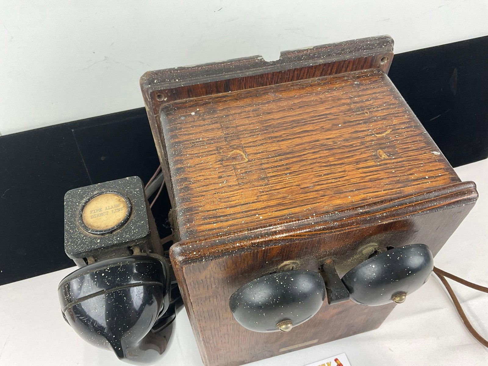Early 20th Century Western Electric Wall Telephone, Hand Crank, 12x14x9 inches - 2