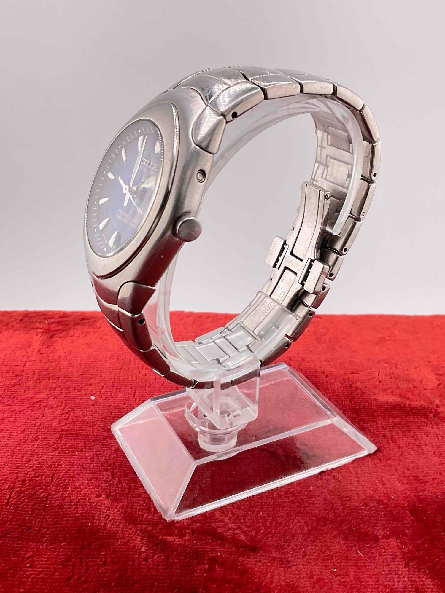 Citizen EcoDrive E760-H27066 TA Stainless Steel Men's Watch w/ Perpetual Calendar. - 2