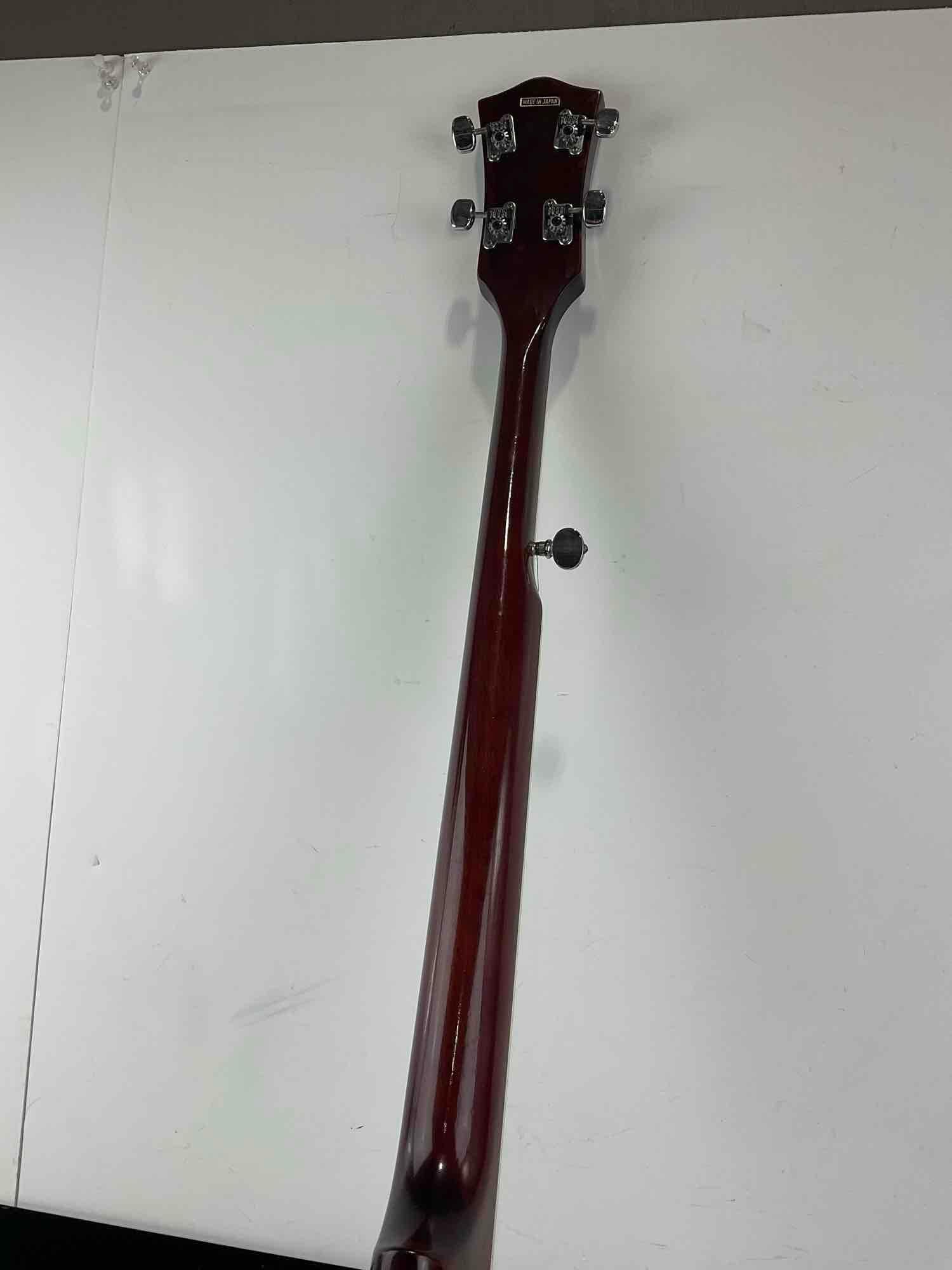 Vintage 1960s Melody Pines Banjo, made in Japan, 5 string, Wooden Armrest - 6
