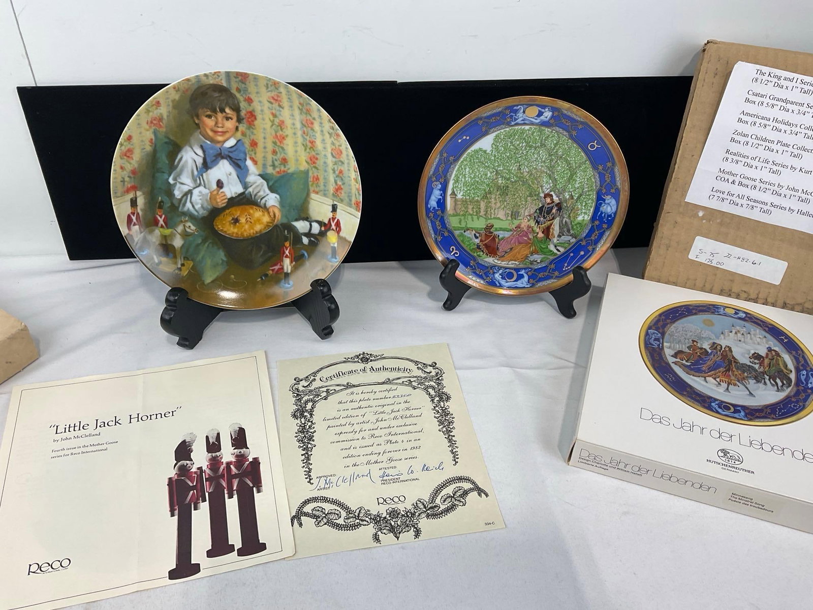 7 Commemorative Plates, w/COA & Box, Knowles, Kurt Ard & more, see below for titles - 7