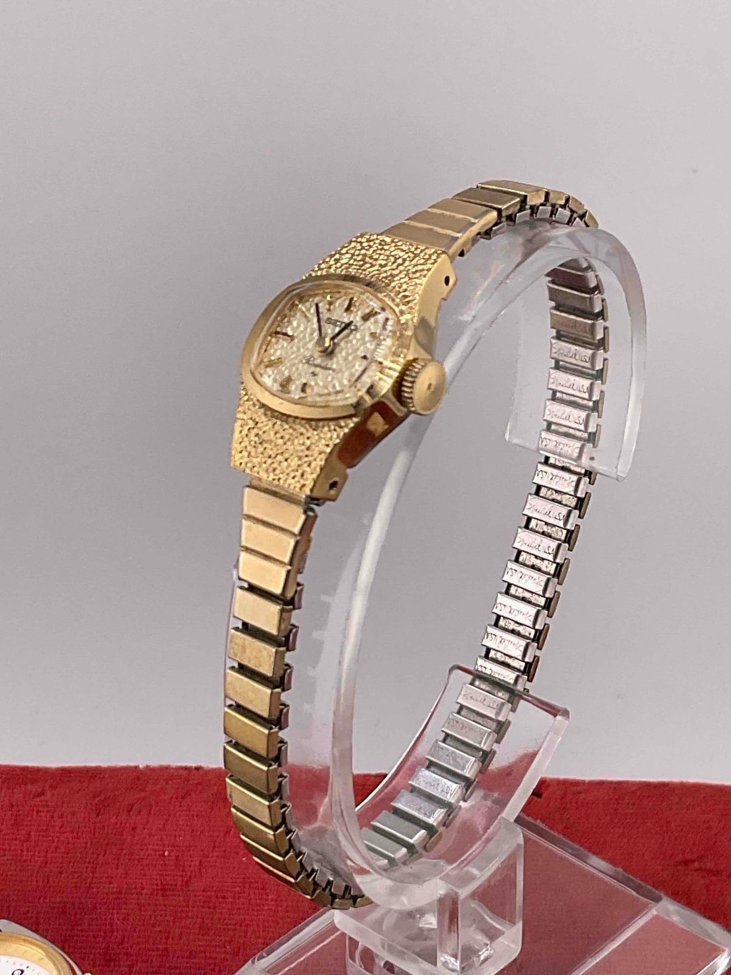 5 pcs Vintage Seiko Ladies' Base Metal & Stainless Steel Watches. See pics. - 4