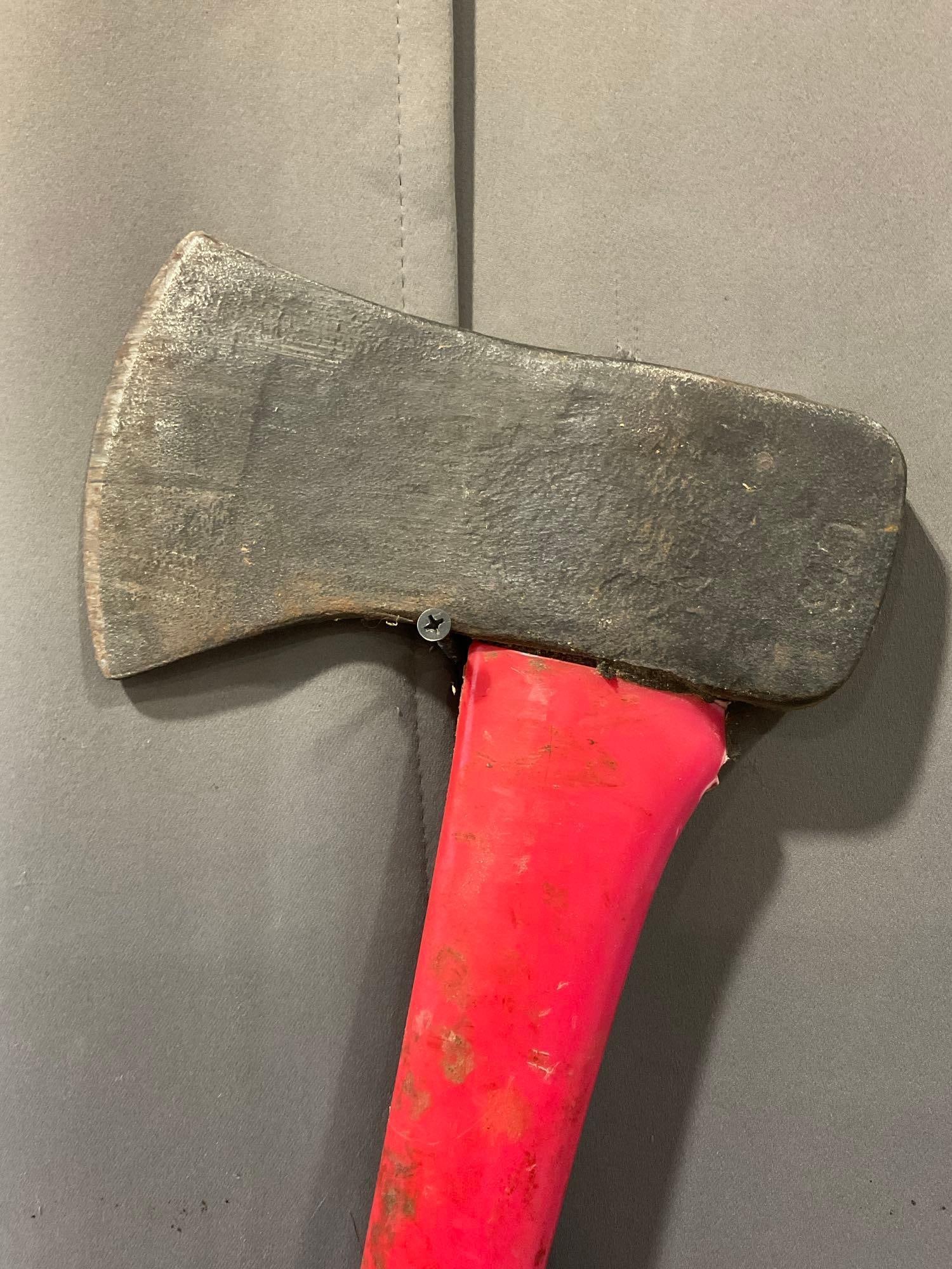 Pair of Wood Axes & Himalaya-Pickel Model Made in Austrian Ice Pick, w/leather cover - 4