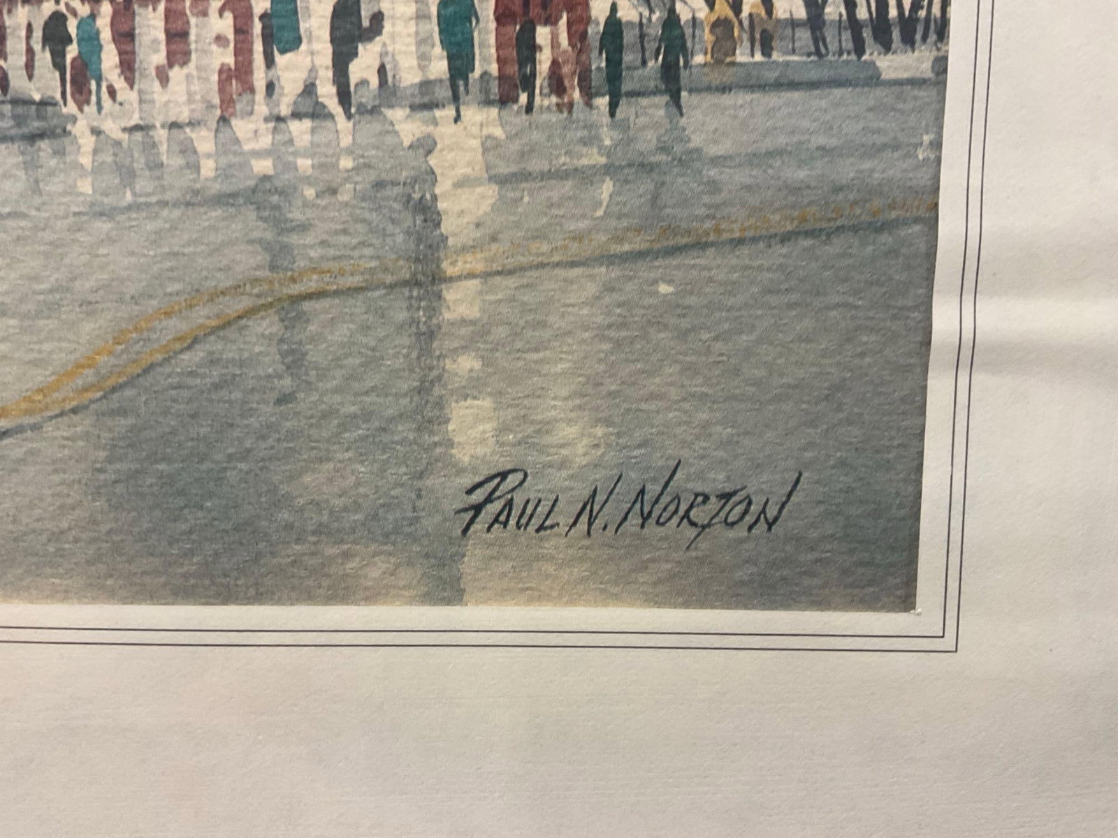 Framed Watercolor Litho, Union Station, Tacoma Washington, by Paul N Norton, 16x20 inches - 4