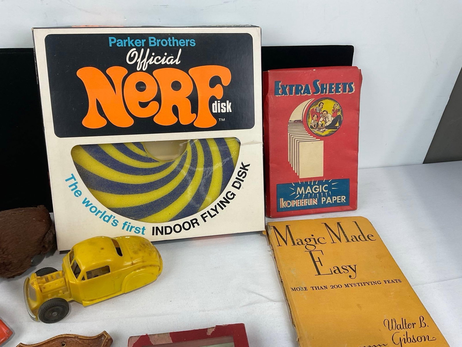 Vintage Games & more, Nerf Disk, Uno, Authors Card Game, Die Cast Bear & Car, Ringball & more - 3