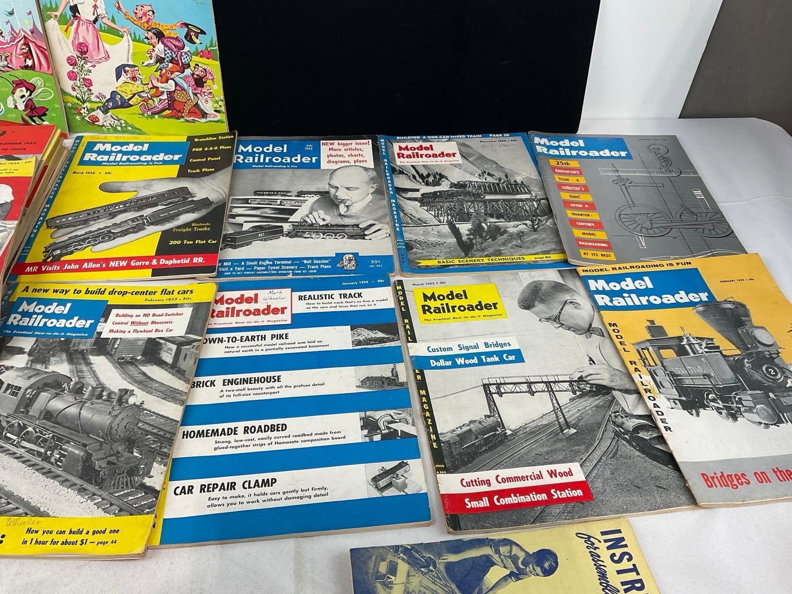Collection of Comics, some Star Wars & Star Trek, & 1950s-60s Model Railroader magazines - 5