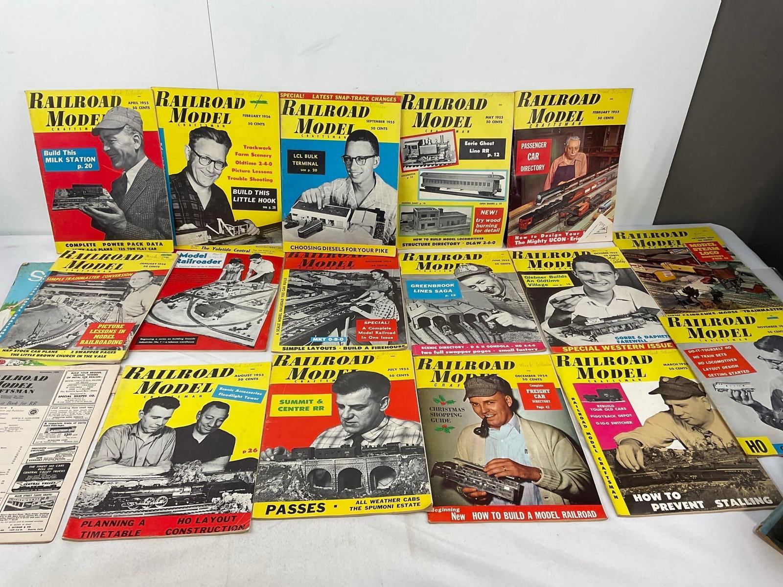 Collection of Comics, some Star Wars & Star Trek, & 1950s-60s Model Railroader magazines - 6