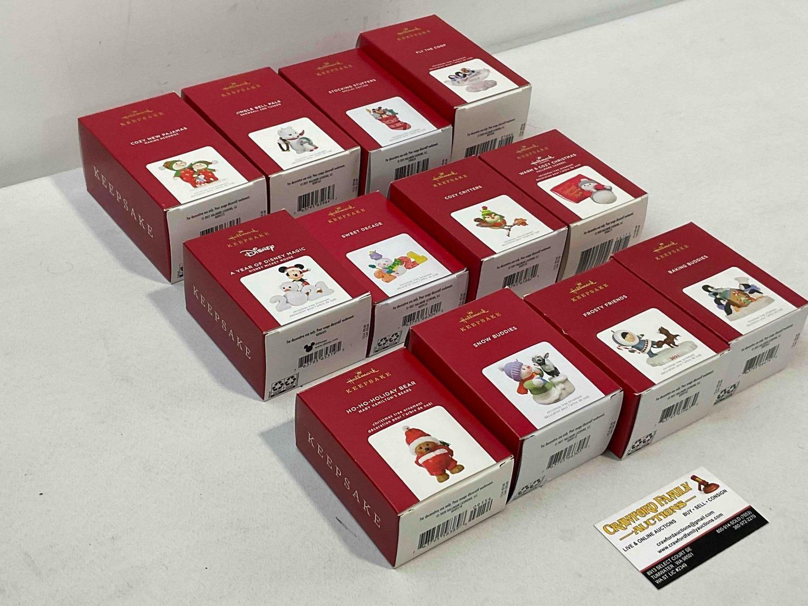 12 pcs Hallmark Keepsake Christmas Tree Ornaments in Original Boxes. See pics. - 3