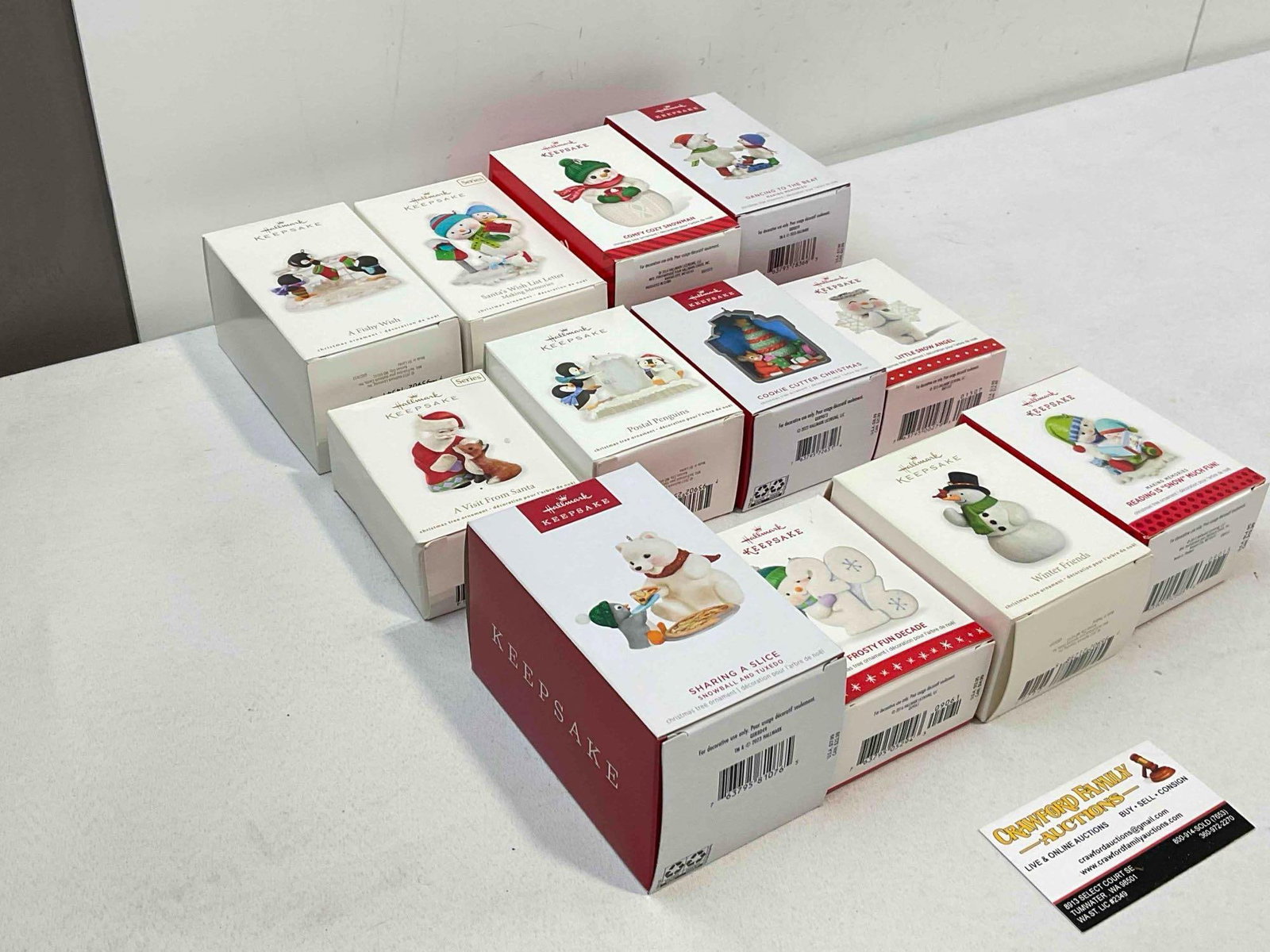 12 pcs Hallmark Keepsake Christmas Tree Ornaments in Original Boxes. See pics. - 3