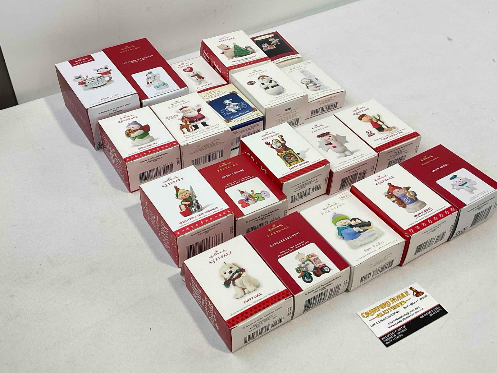 20 pcs Hallmark Keepsake Christmas Tree Ornaments in Original Boxes. See pics. - 3
