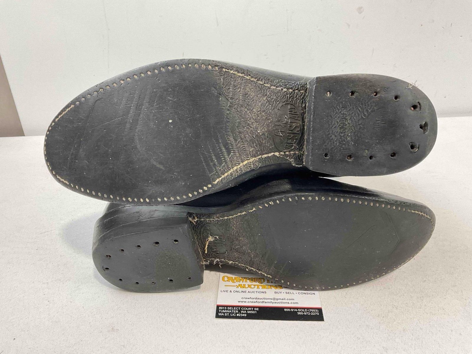 Vintage Harley-Davidson Black Leather Cowboy Riding Boots in U.S. Men's Size 10. See pics. - 6