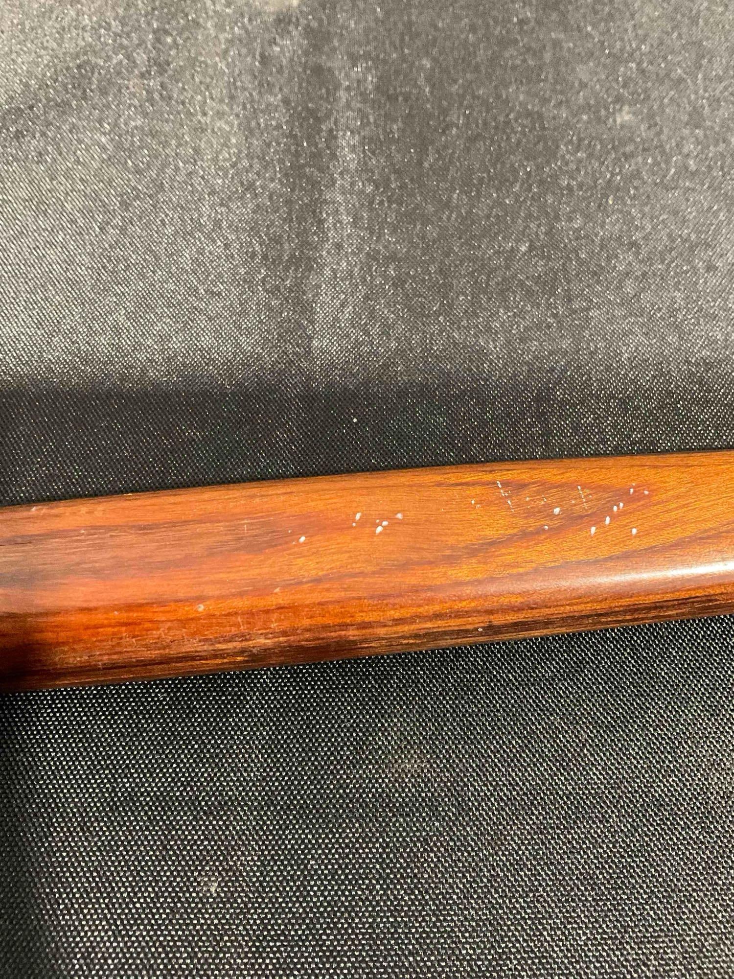 Vintage Wood Wand Handsome Brass & Walnut? Wood Putter Golf Club Iron Model 895. - 8