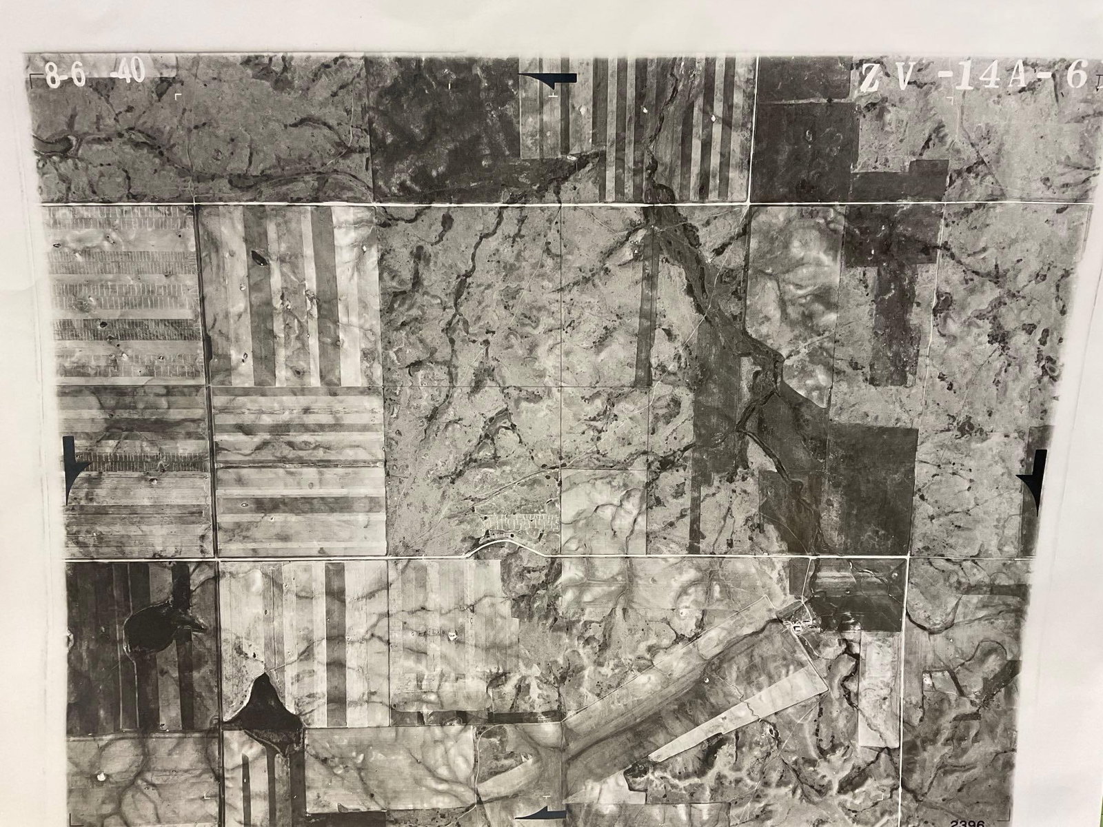 Pair of Blown up Airplane Photographs, & 3 diagrams of Valves, & Fittings, approx 29x24 inches - 3