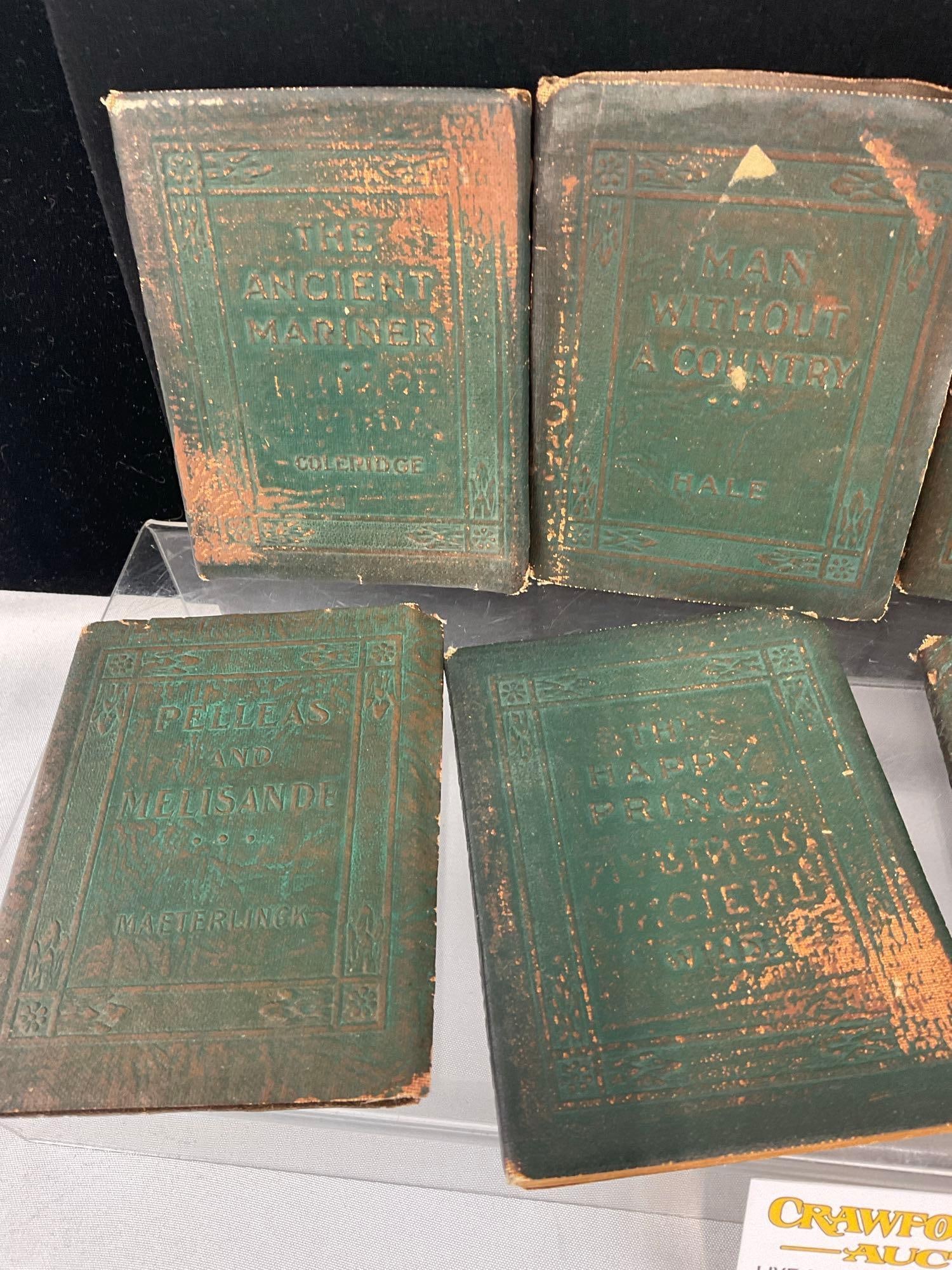 Collection of 8 Little Leather Books, incl. Will O The Mill, A Tillyloss Scandal, & more - 2