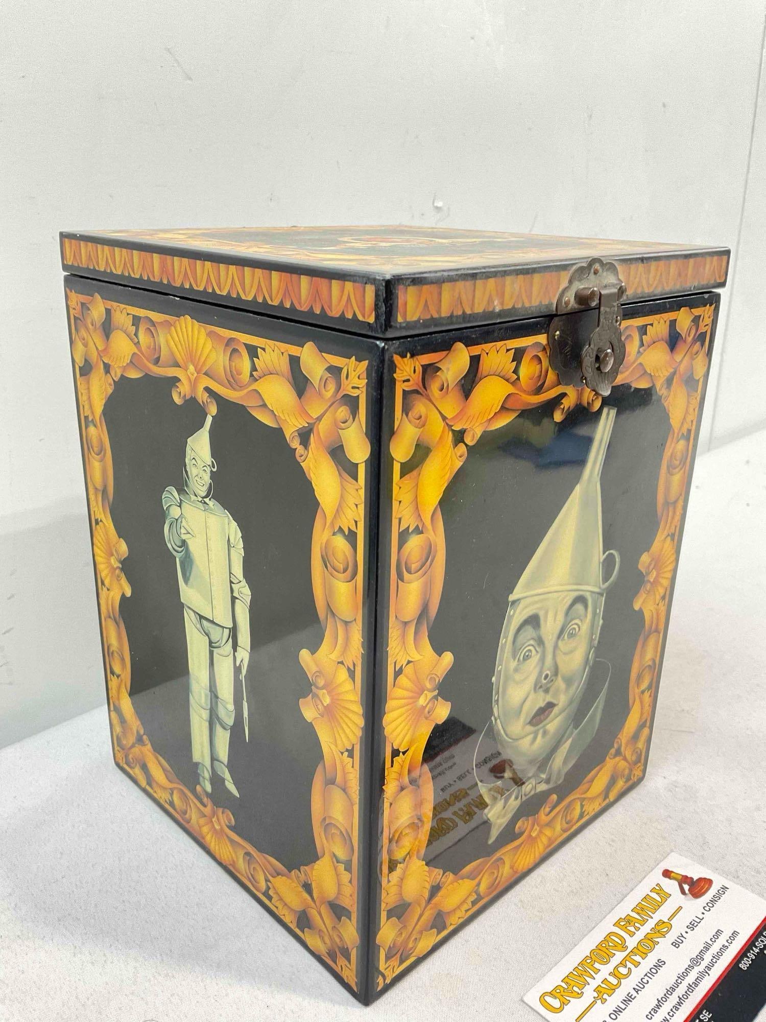 Vintage ENESCO The Wizard of Oz Tin Man Musical Jack-In-The-Box. Ltd. Ed. 748/7500 - 3