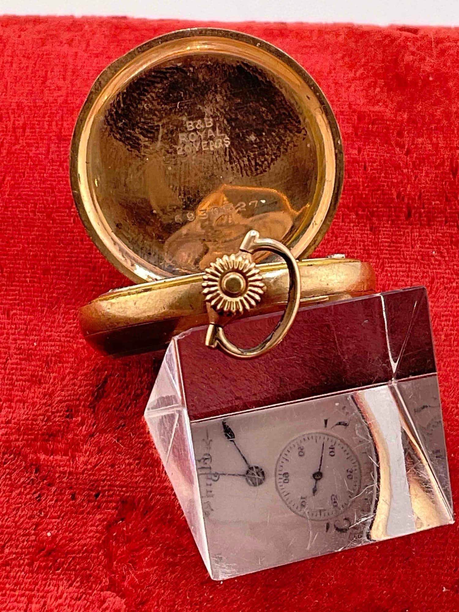 Antique 1903 Elgin model 2 Dress pocket watch Sz 0s, 7 Jewels, grade 269 class 85 , #9795372 - 4