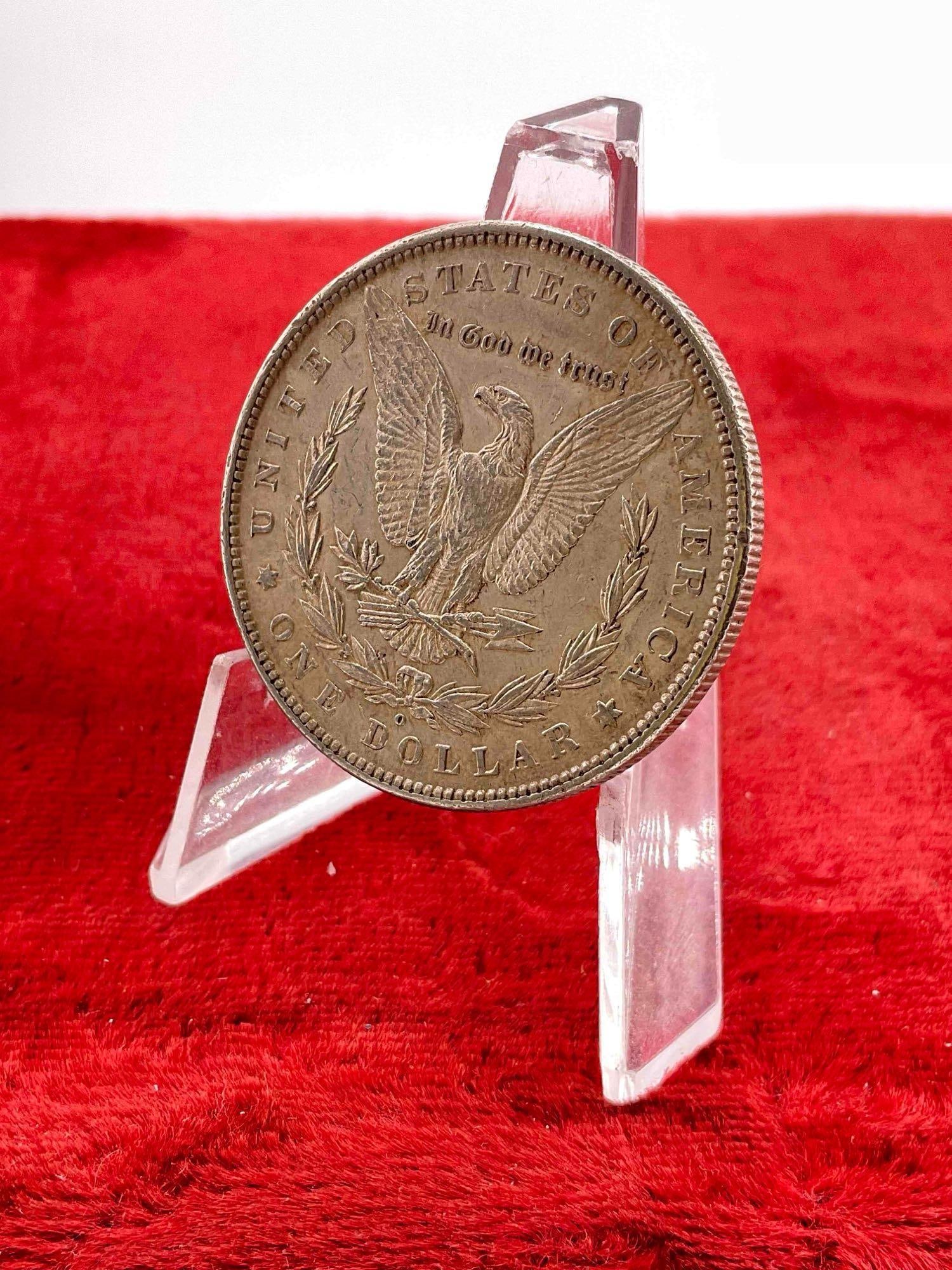 Antique 1880-O Silver Morgan Dollar Coin. - 2