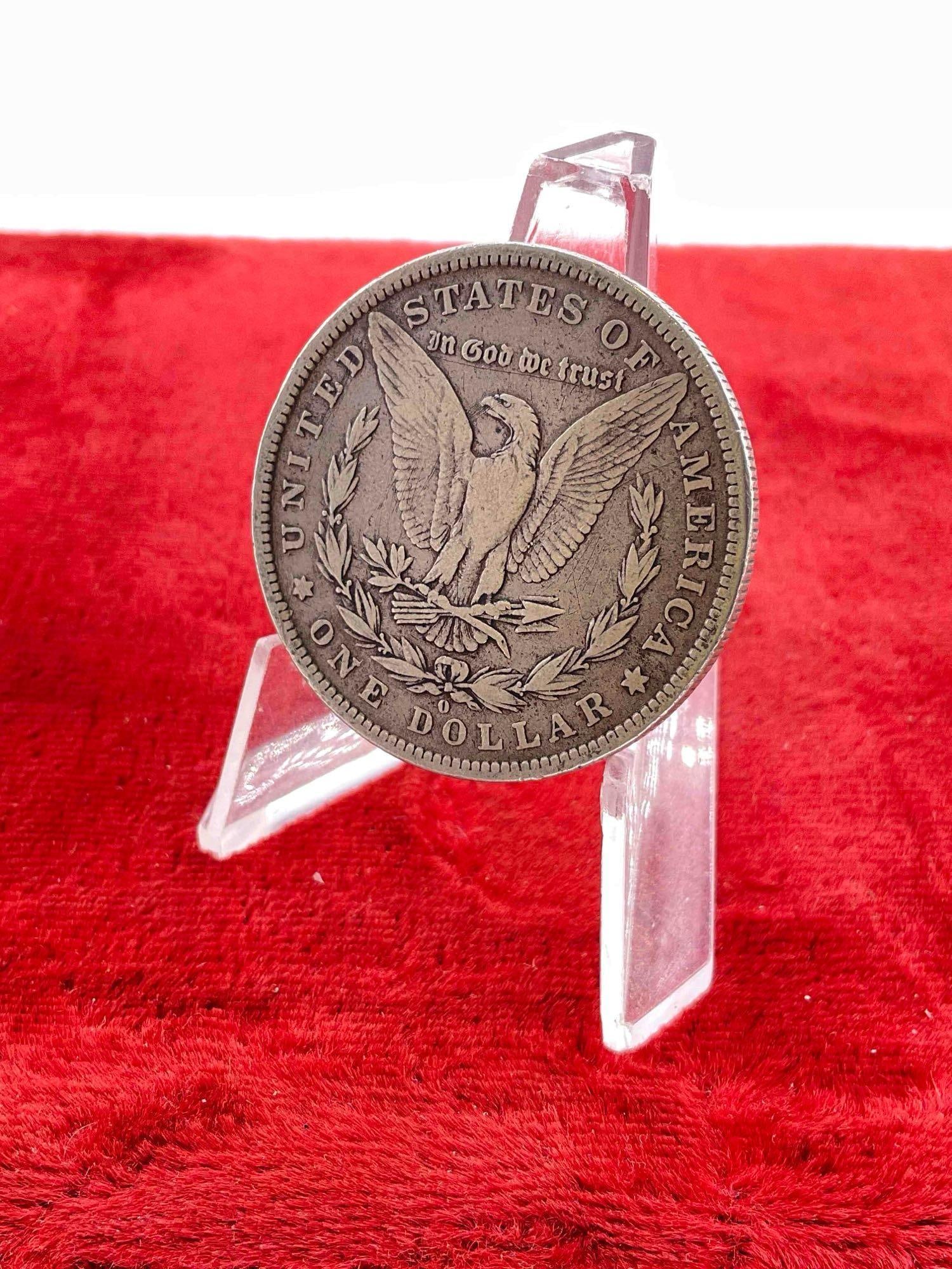 Antique 1882-O Silver Morgan Dollar Coin. - 2