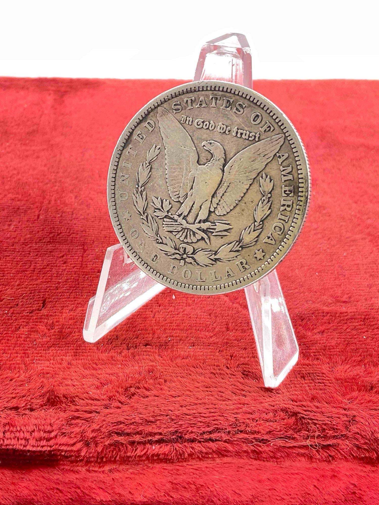 Antique 1879-S Silver Morgan Dollar Coin. - 2