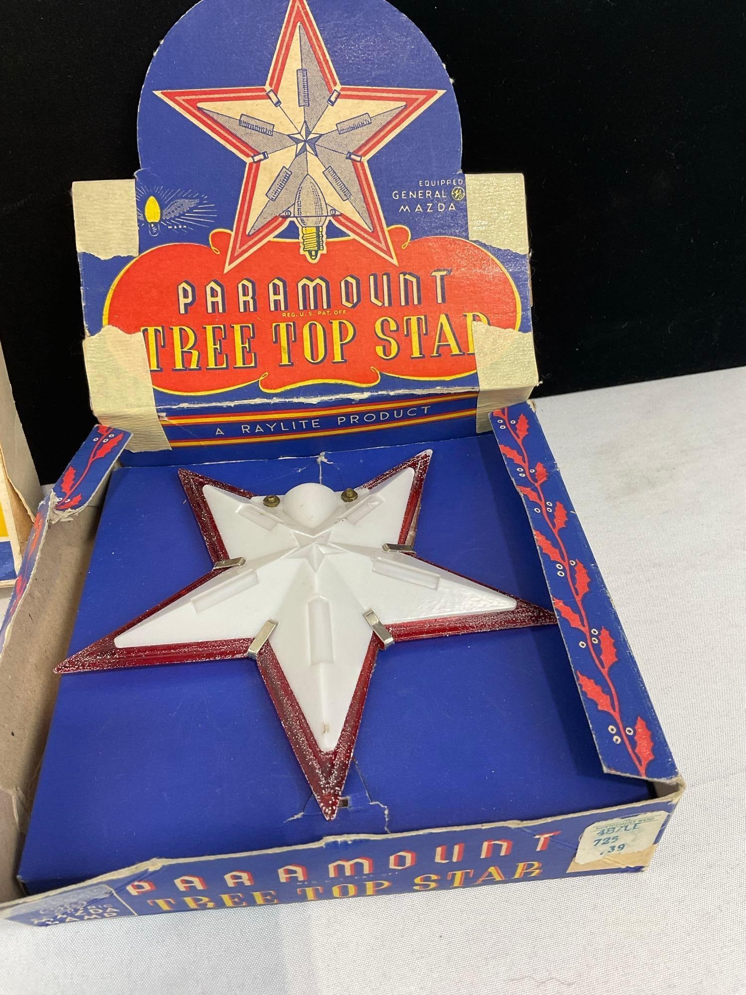 Angel-Chimes & Paramount Tree Top Star in original boxes - 3