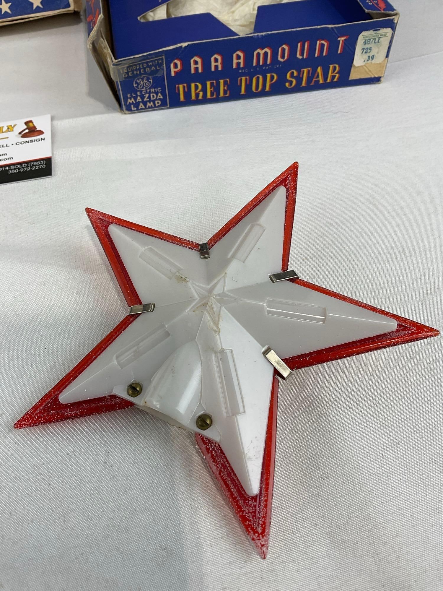 Angel-Chimes & Paramount Tree Top Star in original boxes - 4