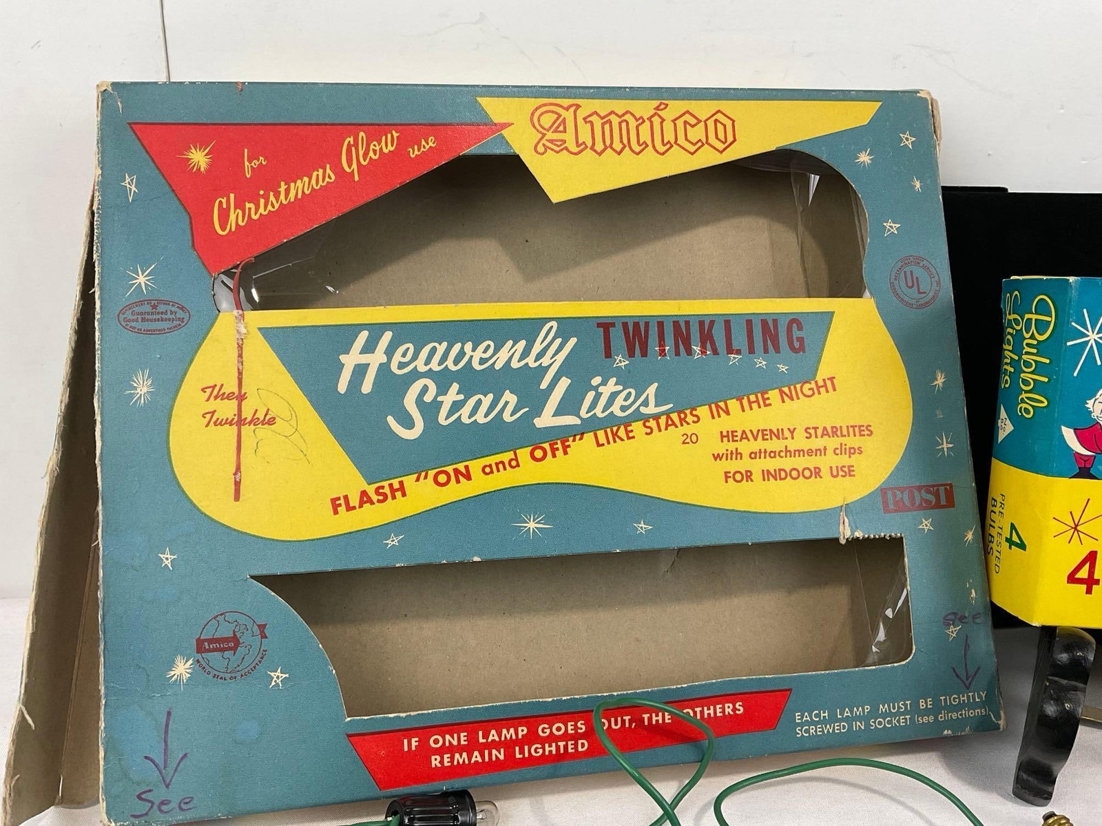 Heavenly Star Lites & Bubble Lights, incl Set of 4 in box - 3
