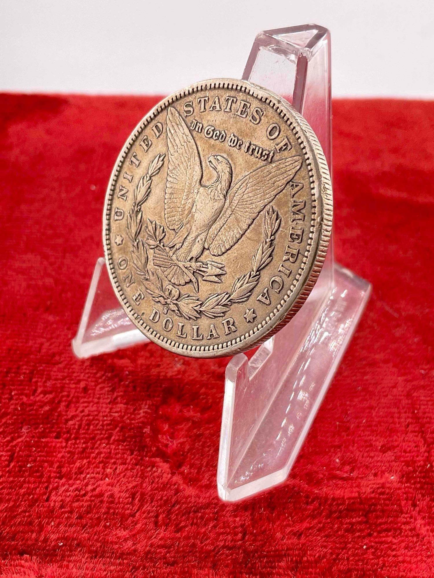 Antique 1897-S Silver Morgan Dollar Coin. - 2