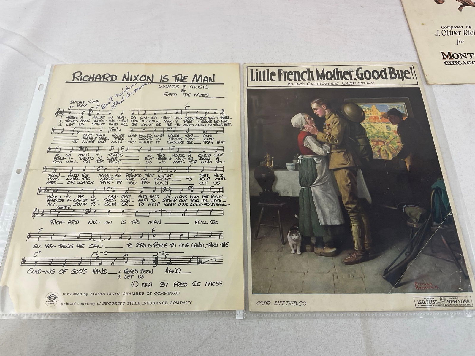 Variety of Vintage Sheet Music, Elvis, Stars & Stripes Forever, Marx Bros & more - 4