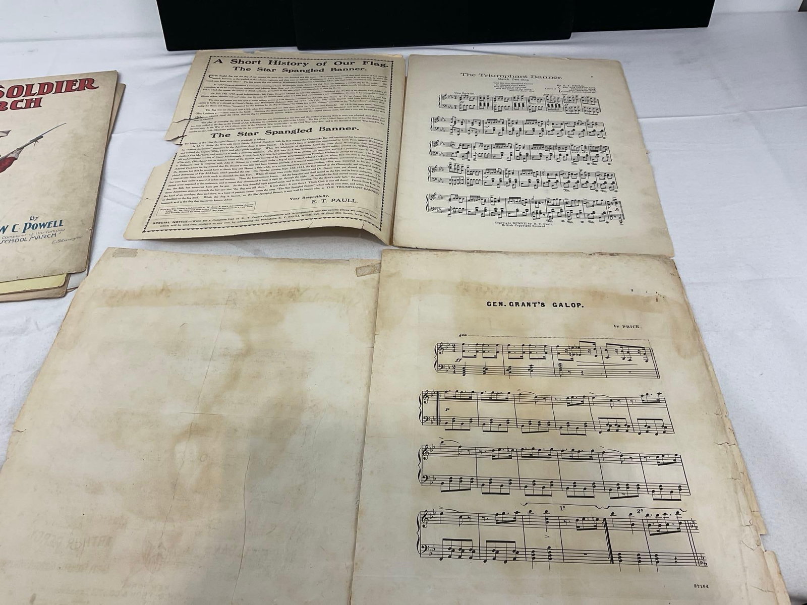 Antique Sheet Music, most pre-1900, Political Campaign Song for Grant, 1872, Soldiers of the Queen - 5