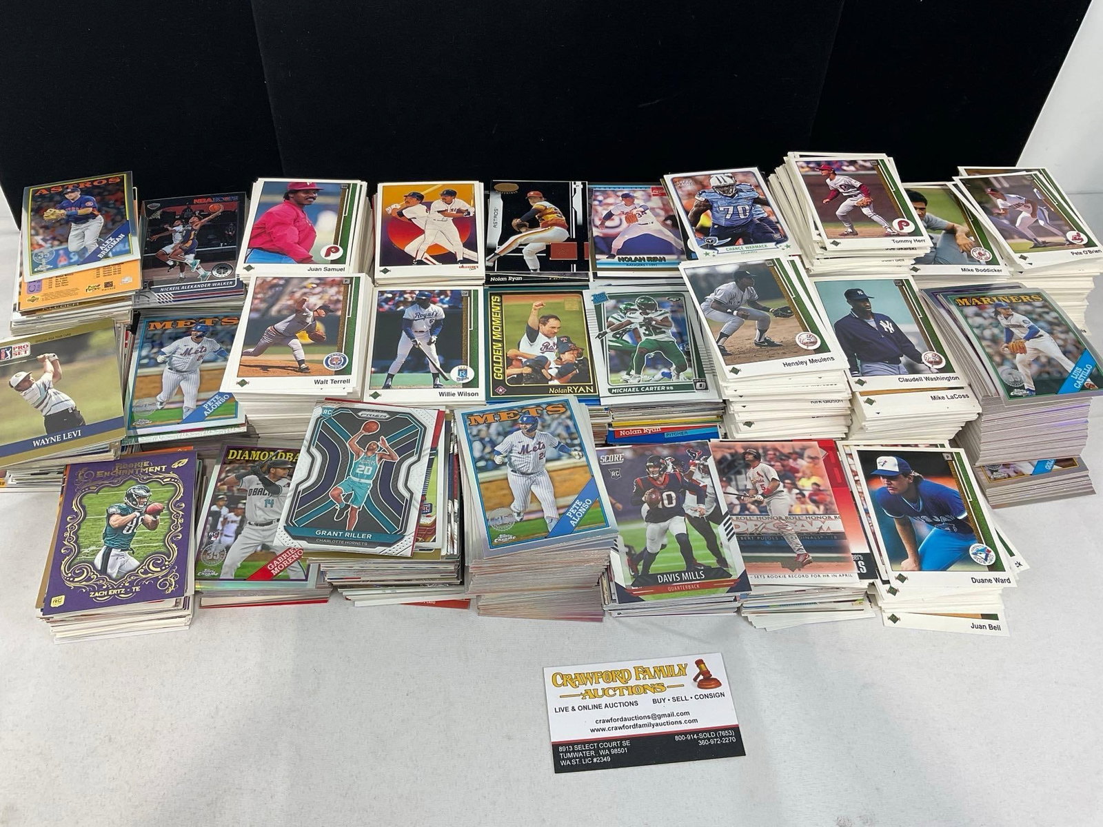 Assortment of 90s Baseball & Sports Cards, approx 2500-3000 pieces, Topps Chrome, Score, & more (1 of 4)