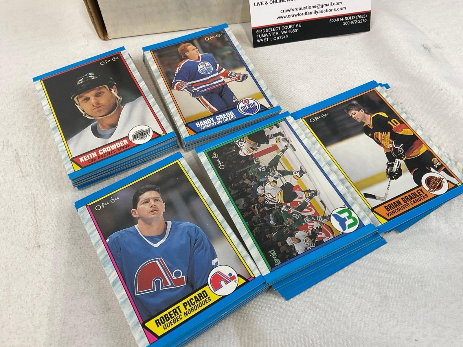 5 Boxes of 90s O-Pee-Chee Hockey Cards, from 1-330, roughly 1500-2000 cards - 2