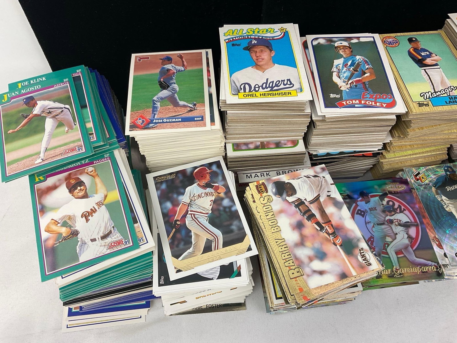 Box of Sports Cards, Largely Baseball, approx 5000+ pieces, mixed brands - 2