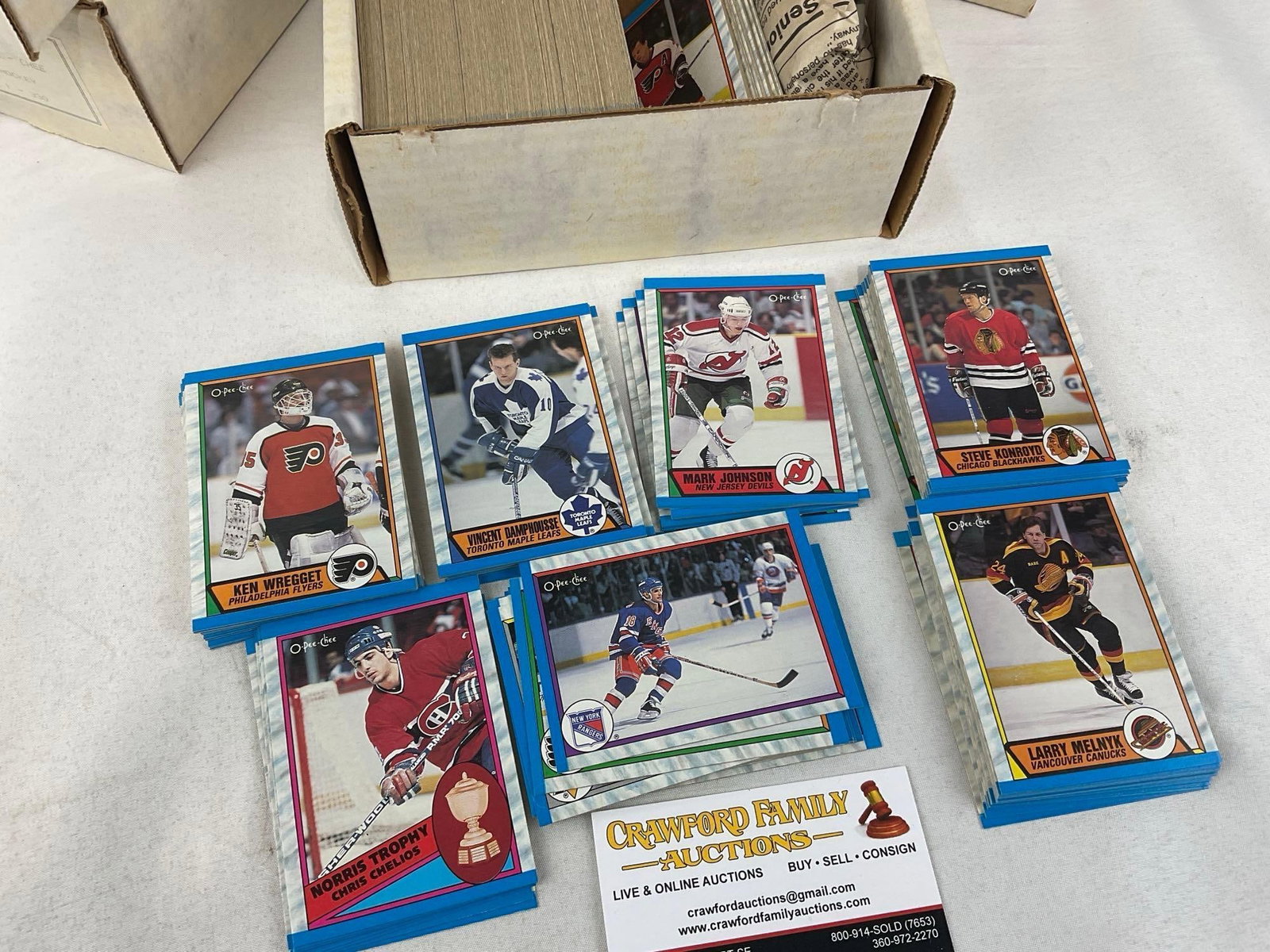 6 Boxes of 90s O-Pee-Chee Hockey Cards, from 1-330, roughly 1500-2000 cards - 2