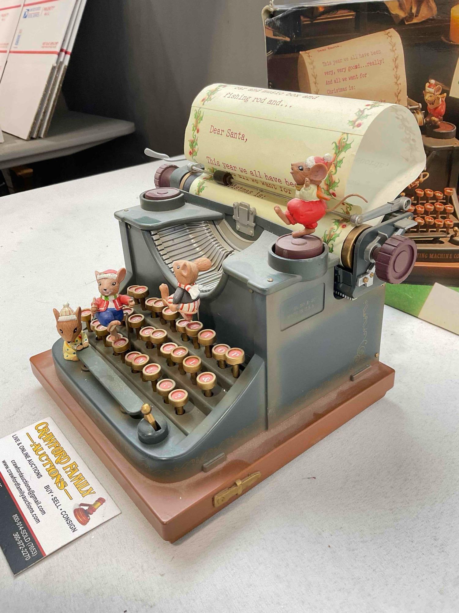 Vintage ENESCO Small World of Music All We Want for Christmas Multi-Action Musical Decor. - 2