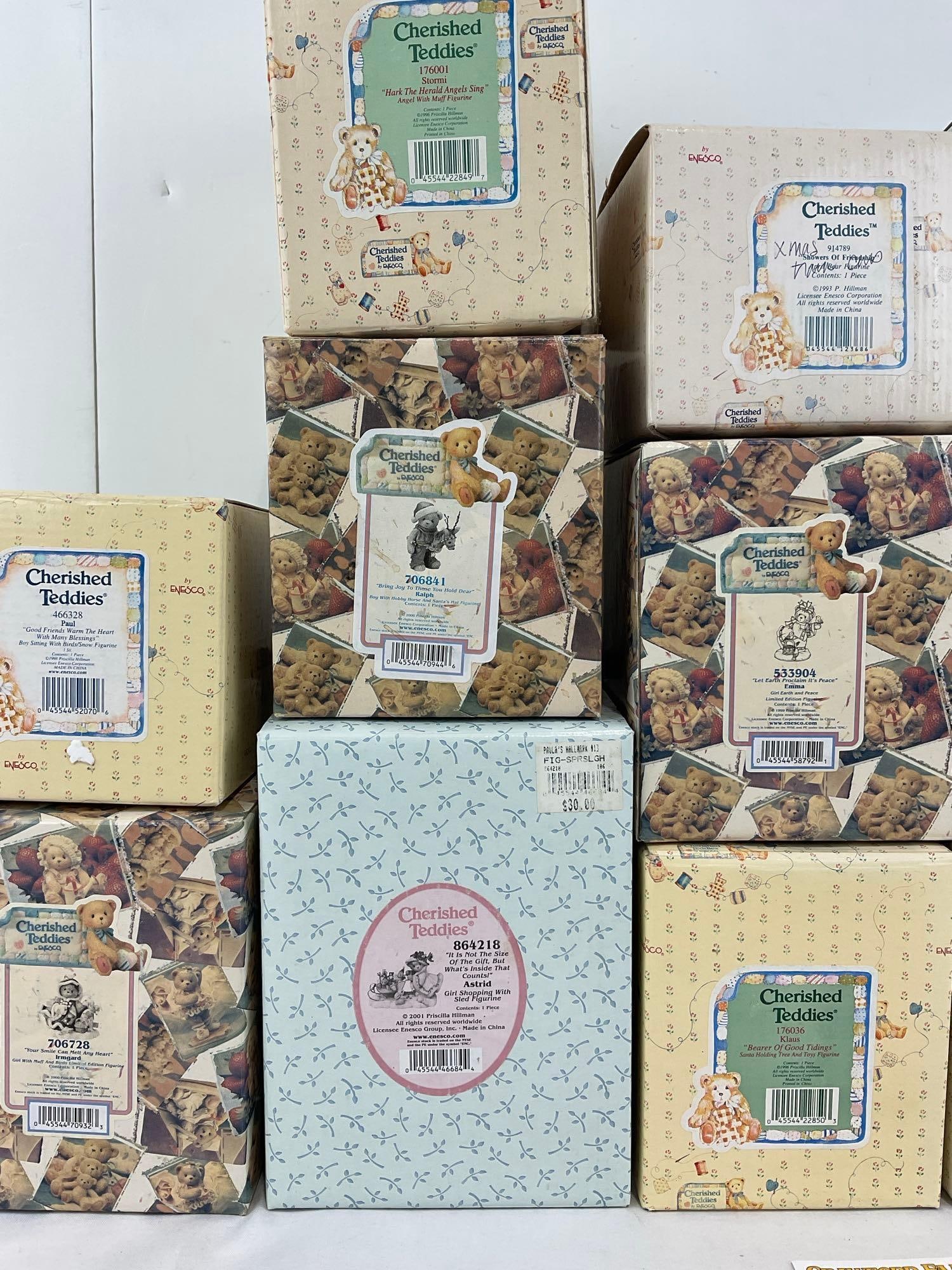 12 Enesco Cherished Teddies Figurines, in box - 2